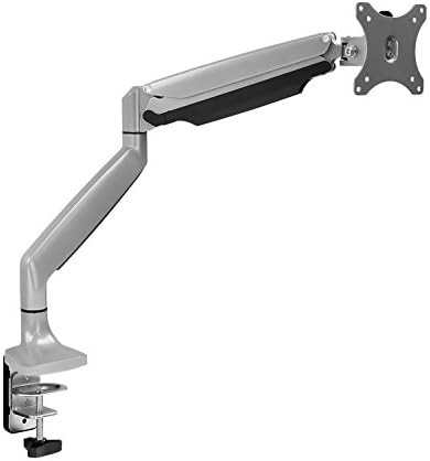 Single gas spring sit stand monitor mount
