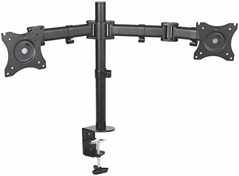 Dual articulating adjustable monitor arm