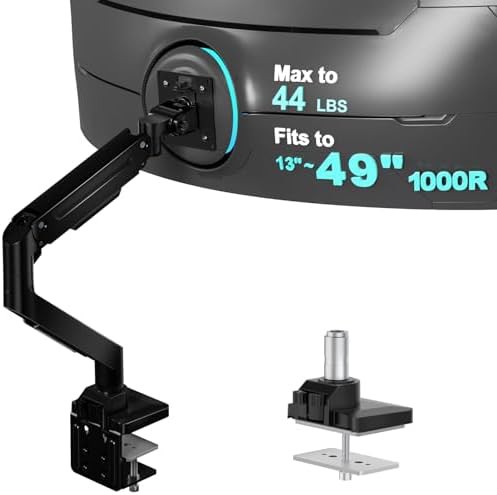Heavy duty curved ultrawide mount