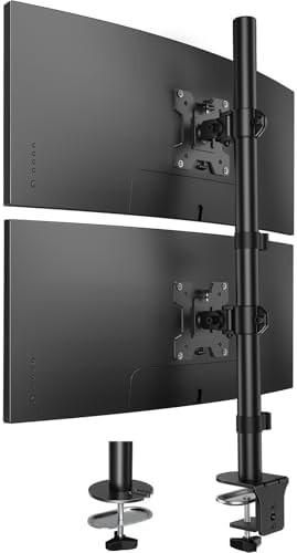 Vertical Stacked Dual Monitor Mount for 32 in