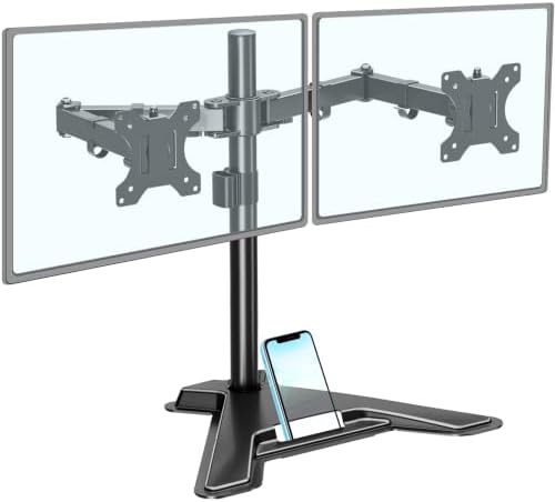 Freestanding height adjustable dual stand