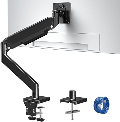 Heavy Duty Single Monitor Arm with USB