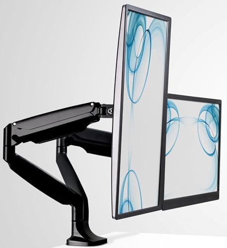 Dual Articulating Gas Spring Monitor Arms