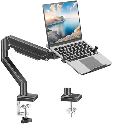 Aluminum Laptop and Monitor Desk Mount