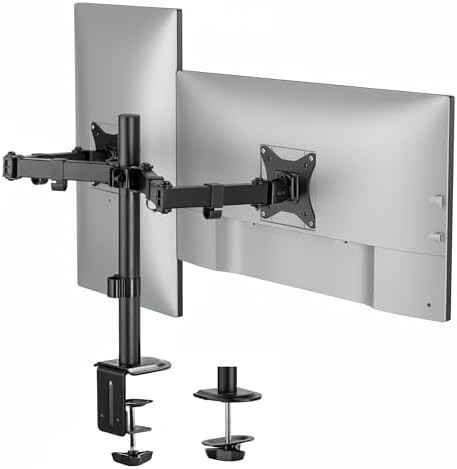 Heavy duty dual gaming monitor mount