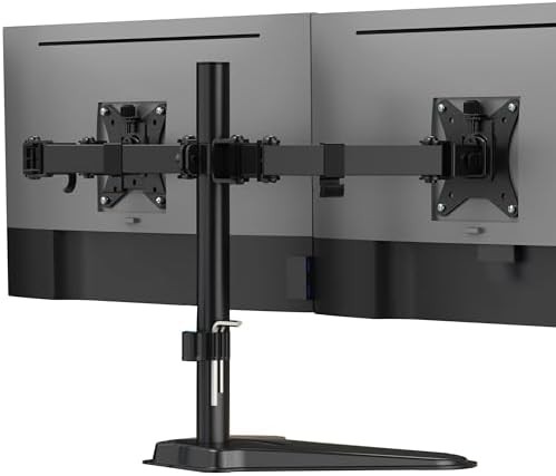 Heavy Duty Dual Monitor Freestanding Stand