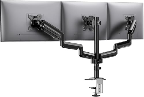 Triple Aluminum Gaming Mount for 27 in Screens