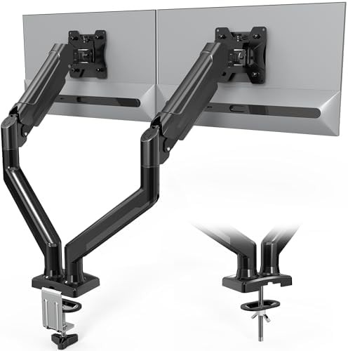 Dual Arm C-Clamp Gas Spring Mount