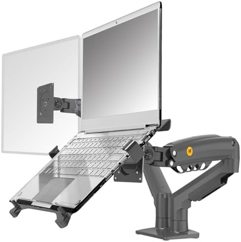 Laptop Tray and Monitor Arm Combo