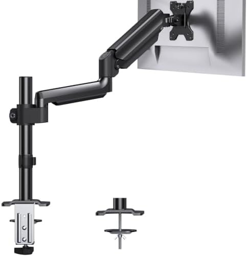 Single monitor swivel tilt mount