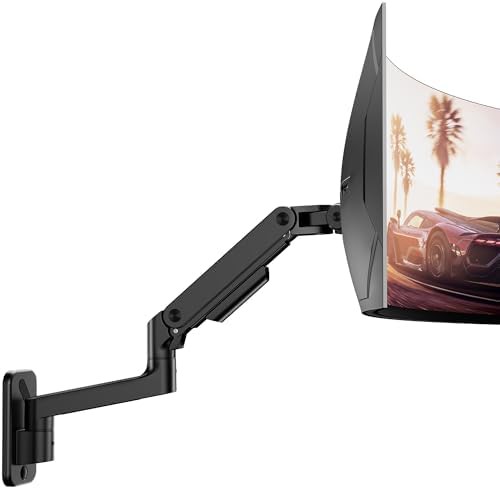 Black Wall Mount for Ultrawide 49 in Screens