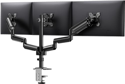 Triple office monitor mount for 30 in screens