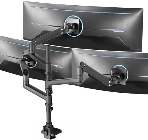 Extra tall triple ultrawide monitor mount