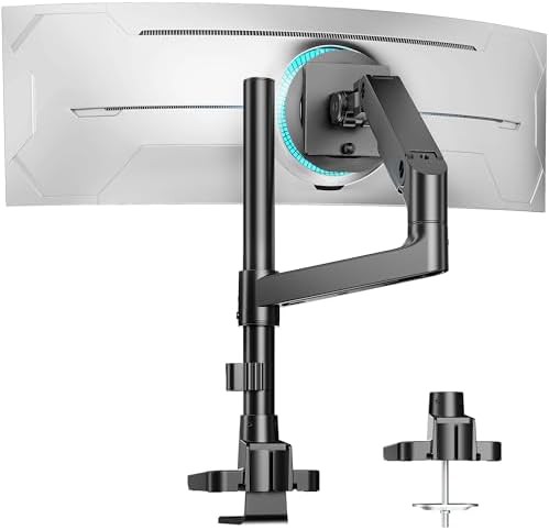 Black Gas Spring Mount for 49 in Monitors