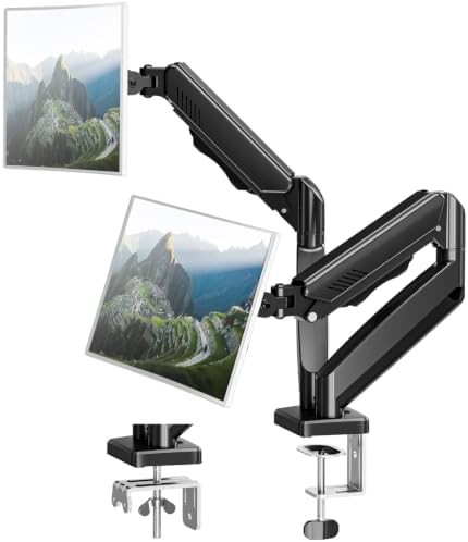 Ergonomic Dual Monitor Arm Stand