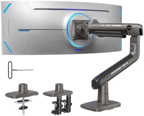 TitanLift aluminum ultrawide gaming arm for 49 in