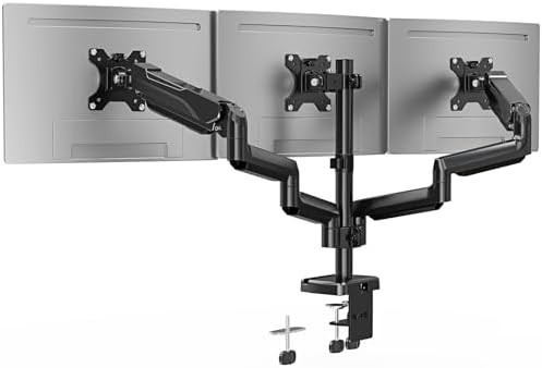 Triple Monitor Desk Mount for 32 in Screens