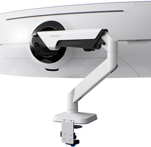 Gas Spring Mount for Large Ultrawide Displays