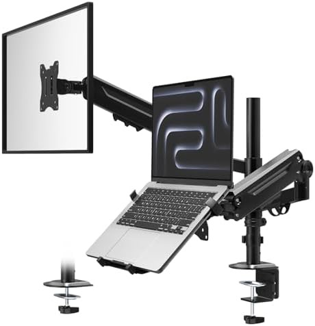 Laptop arm mount for large 35 in monitors