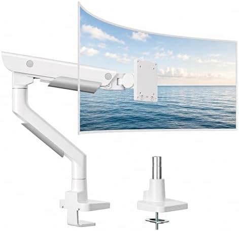 Heavy duty ultrawide monitor arm white 17 57