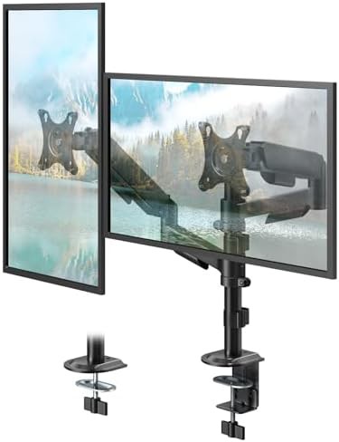 Dual Mechanical Spring Monitor Stand for 32 in Screens
