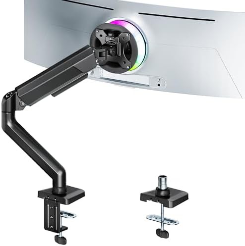 Black Mechanical Spring Arm for Gaming