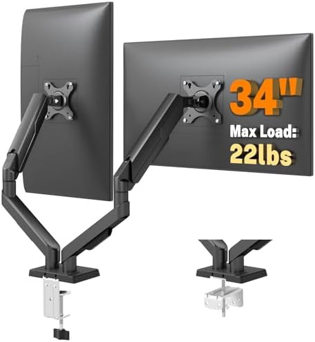 Dual VESA mount monitor stand