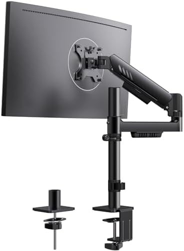 Black Gaming Monitor Arm for 34 in Screens