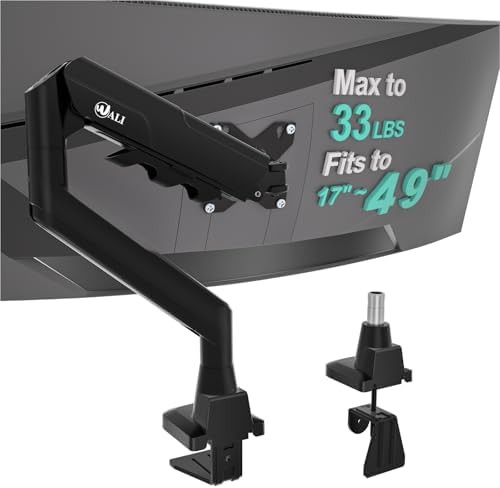Ultrawide curved single monitor arm mount