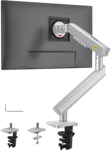 Silver Mechanical Spring Arm for 32 Inch Monitor