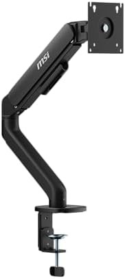 Gas Spring Single Black Monitor Mount 32 in