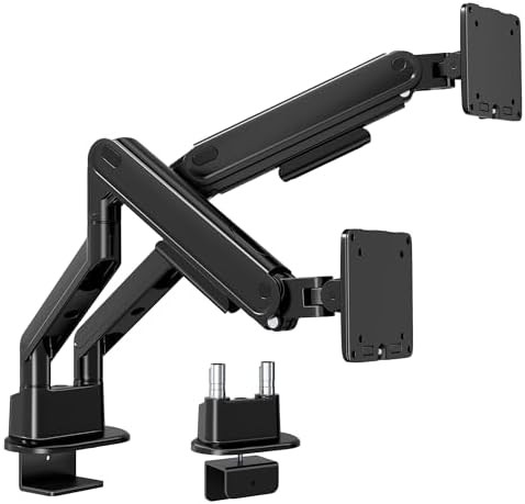 Heavy duty black dual mechanical spring arm
