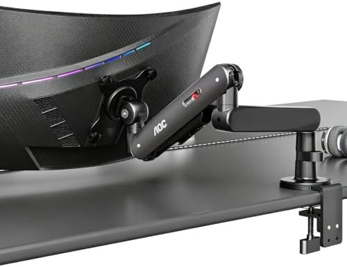 Gray Low Profile Gaming Monitor Bracket