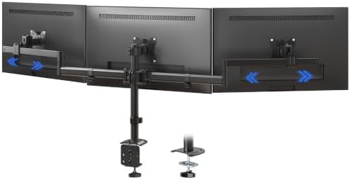 Triple Screen Wall Mount Monitor Bracket
