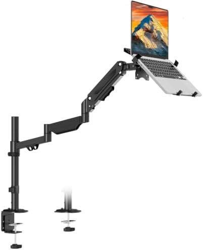 Gaming laptop and monitor desk mount